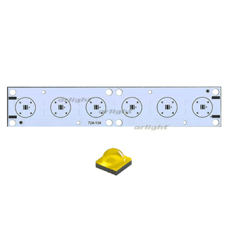 Плата 160x30-6XP CREE (6x LED, 724-134) (Turlens, -) | Arlight 019217