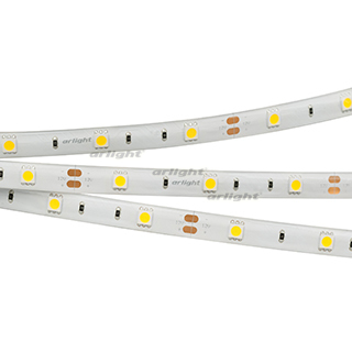 Лента RTW 2-5000SE 12V Warm (5060, 150 LED, LUX) (Arlight, 7.2 Вт/м, IP65) | Arlight 015129