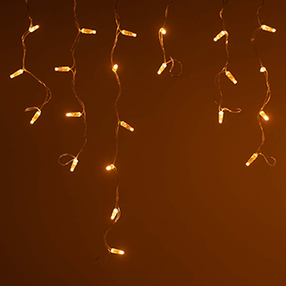 Светодиодная гирлянда ARD-EDGE-CLASSIC-2400x600-CLEAR-88LED-STD Yellow (230V, 6W) (Ardecoled, IP65) | Arlight 031183