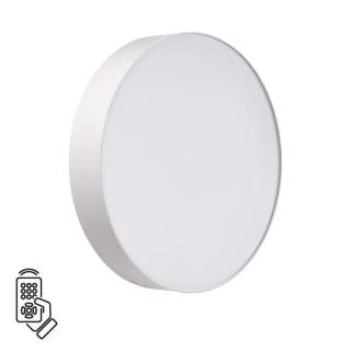 7779/DL BASICA SN 000 Светильник пластик/белый LED 48Вт 3000-6000К D390 IP43 пульт ДУ OPTIMA | Sonex SN7779/DL