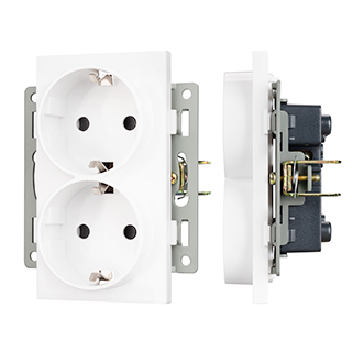 Механизм электрической розетки SCT-MEUD-PL-WH (250V, 16A) (Arlight, -) | Arlight 043764