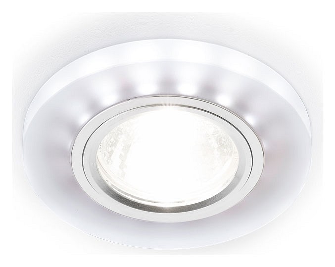 Встраиваемый светильник Ambrella Light S S214 WH/CH/WH | Ambrella Light AMBRS214WHCHWH