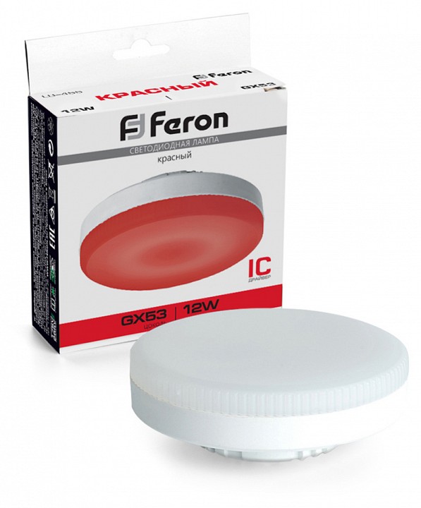 Лампа светодиодная Feron LB-455 GX53 12Вт K 51018 | Feron FE51018