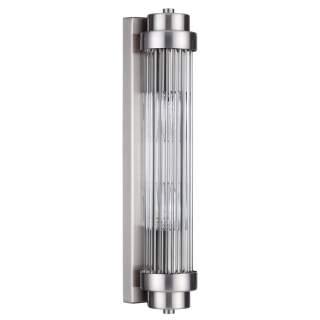 4823/2W WALLI ODL21 689 никель/прозрачный Настенный светильник E14 2*40W LORDI | Odeon Light OL4823/2W