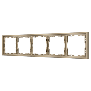 Рамка пластиковая FRM-NOBE-SFPL-5-GD (Arlight, -) | Arlight 054229