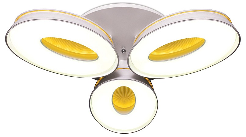 Накладной светильник Ambrella Orbital Granule FG1020/3 WH 72W+36W D780 | Ambrella AMBRFG10203WH72W36WD780