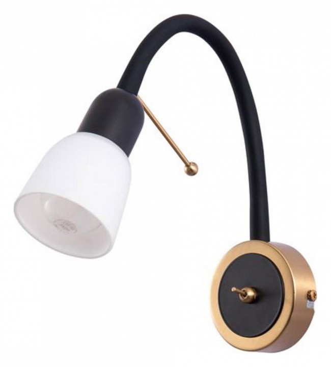 Бра Arte Lamp Lettura A7009AP-1BK | Arte Lamp ARA7009AP-1BK