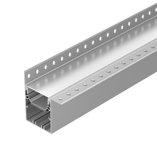 Профиль SL-LINIA55-FANTOM-EDGE-2000 ANOD (Arlight, Алюминий) | Arlight 027162