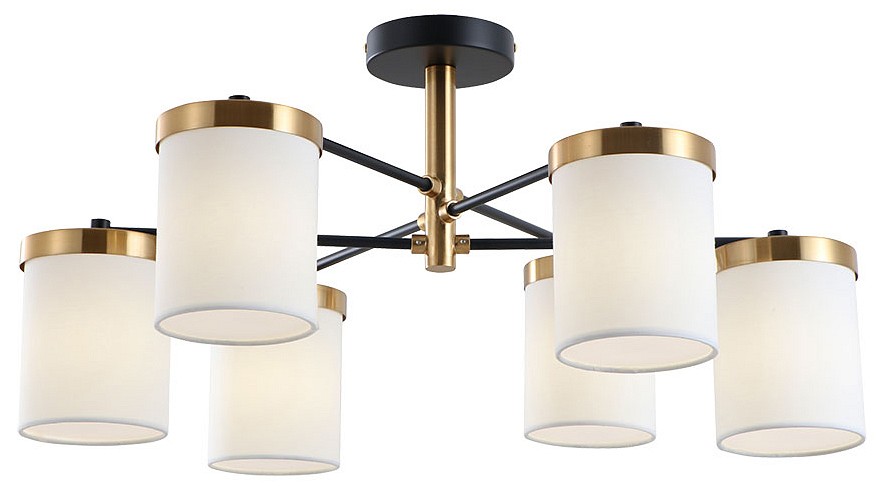 Люстра на штанге Arte Lamp Modello A4099PL-6BK | Arte Lamp ARA4099PL-6BK