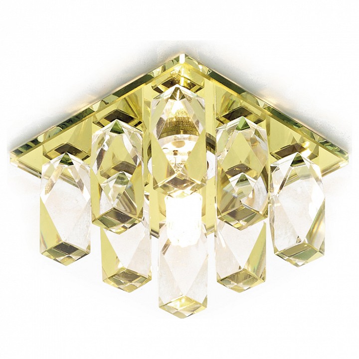 Встраиваемый светильник Ambrella Glass 9 D1049 GD CL | Ambrella AMBRD1049GDCL