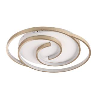 8020/75CL LEDIO LN25 шампань/белый металл/акрилл Потолочный светильник LED 75W 220V 3000-6000K TWIST | Lumion LN8020/75CL