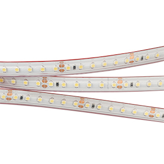 Лента RTW 2-5000PS 24V Warm2700 2x (3528, 600 LED, LUX) (Arlight, 9.6 Вт/м, IP67) | Arlight 028552