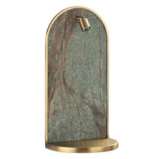 7175/3WL HIGHTECH ODL26 055 светильник темно-зеленый/бронза/мрамор/металл IP20 LED 3W 250Лм 3000K 220-240V GIARDINO | Odeon Light OL7175/3WL