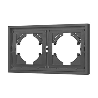 Рамка пластиковая FRM-TENDO-SFPL-2-GR (Arlight, -) | Arlight 054648