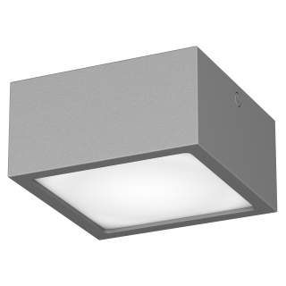 380294 Светильник ZOLLA QUAD LED-SQ 8W 640LM СЕРЫЙ 4000K IP65 (в комплекте) | Lightstar LS380294