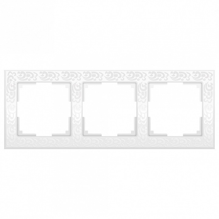 Рамка на 3 поста Werkel Flock WL05-Frame-03-white | Werkel WRKa028964