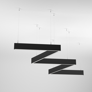 Светильник ALT-LINEAIR-ZIGZAG-60-FLAT-UPDOWN-DIM-2360x555-165W Day4000 (BK, 100 deg, 230V) (Arlight, IP20 Металл) | Arlight 033017