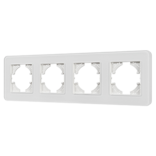 Рамка стеклянная FRM-OMALI-SFGS-4-WH (Arlight, -) | Arlight 049716