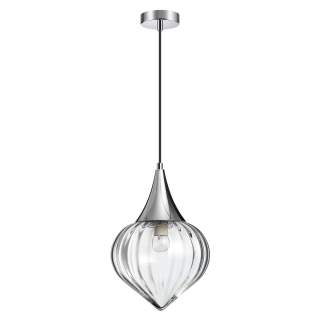 4949/1 PENDANT ODL22 469 хром/прозрачный/стекло Подвес E14 1*40W KESTA | Odeon Light OL4949/1