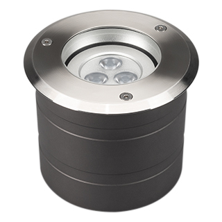 Светильник ART-GROUND-COLOR-TURN-R115-9W RGB (SL, 25 deg, 24V) (Arlight, IP67 Металл) | Arlight 024961