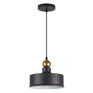 4088/1 PENDANT ODL19 495 темн.серый/золотой Подвес Е27 1*40W BOLLI | Odeon Light OL4088/1