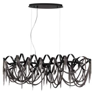 5067/10 HALL ODL24 517 черный матовый/черный хром/металл Люстра G9 10*40W CHAINY | Odeon Light OL5067/10