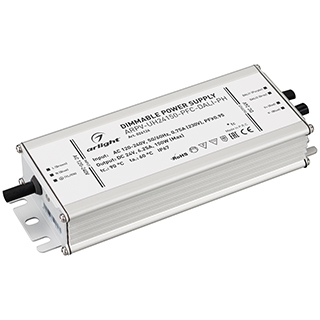 Блок питания ARPV-UH24150-PFC-DALI-PH (24V, 6.3A, 150W) (Arlight, IP67 Металл, 7 лет) | Arlight 026126