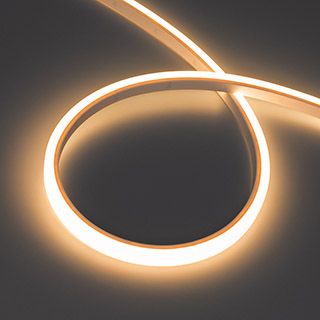 Лента герметичная WAVE-TOP-PU-A144-10x10mm 24V Warm2700 (5 W/m, IP68, 1m, wire x1) (Arlight, Вывод боковой) | Arlight 052637