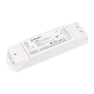 INTELLIGENT ARLIGHT Диммер SMART-CC-2042-RGBW-PD-SUF (12-48V, 4x150-500mA, 2.4G) (IARL, IP20 Пластик) | Arlight 037420