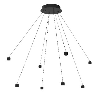 Подвес с питанием ART-APRIORI-CANOPY-HANG-8A-L5000-POWER (BK) (Arlight, IP20 Металл) | Arlight 050016