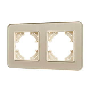 Рамка стеклянная FRM-OMALI-SFGS-2-GD (Arlight, -) | Arlight 049711