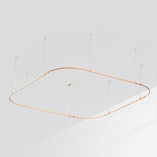 Основание ART-APRIORI-QUADRAT-SOFT-HANG-3500x3500 (GD) (Arlight, IP20 Металл) | Arlight 048514