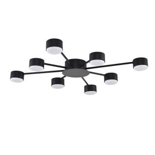 8344/8C COMFI черный, металл Люстра GX53 LED 8*7W 220V TORINA | Lumion LN8344/8C
