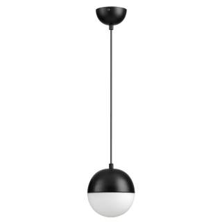 4958/1 PENDANT ODL22 471 черный/металл/белый/стекло Подвес E27 1*40W PINGA | Odeon Light OL4958/1