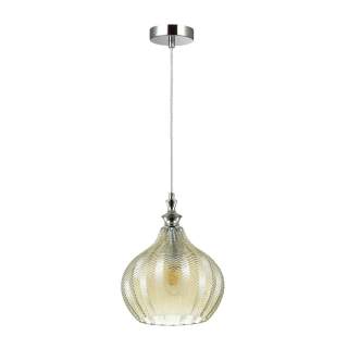 4708/1 PENDANT ODL20 301 св.коричневый/хром Подвес E27 60W 220V LASITA | Odeon Light OL4708/1