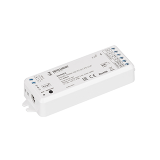 INTELLIGENT ARLIGHT Диммер SMART-PWM-102-72-SH-PD-SUF (12-36V, 2x5A, TUYA BLE, 2.4G) (IARL, IP20 Пластик) | Arlight 038545