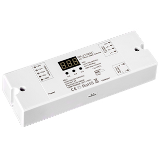 Декодер DMX SR-2102AC (230V, 2x1.2A) (Arlight, IP20 Пластик) | Arlight 020375