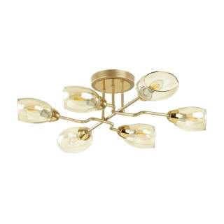4536/6C MODERNI LN21 098 золото, матовое золото Люстра потолочная E14 6*40W 220V LACIE | Lumion LN4536/6C