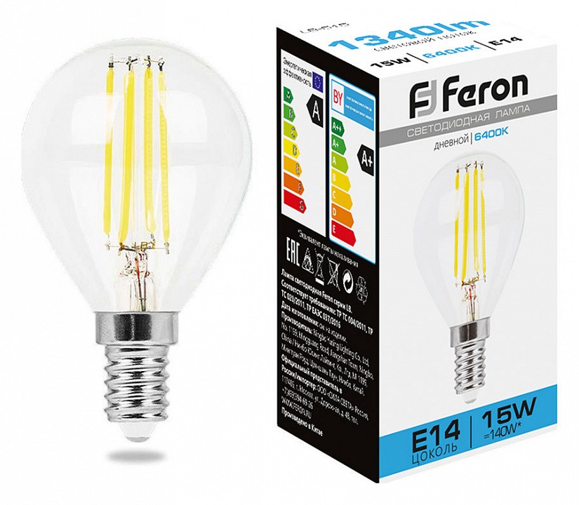 Лампа светодиодная Feron LB-515 E14 15Вт 6400K 38251 | Feron FE38251