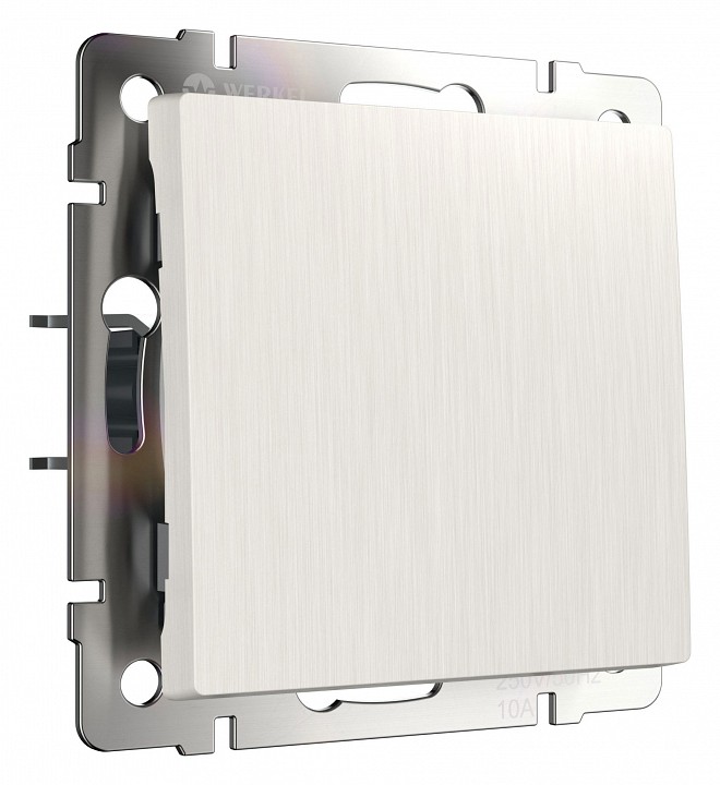 Выключатель одноклавишный без рамки Werkel перламутровый рифленый W1110013 | Werkel WRKa051168