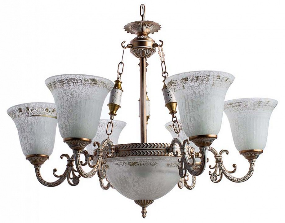 Люстра на штанге Arte Lamp Delizia A1032LM-6-3WG | Arte Lamp ARA1032LM_6_3WG