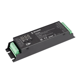 INTELLIGENT ARLIGHT Декодер SMART-DMX512-305-63-RDM-SUF Black (12-48V, 5x4A, Terminal) (IARL, IP20 Металл) | Arlight 036244