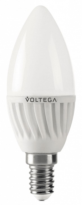 Лампа светодиодная Voltega Ceramics E14 7Вт 4000K 5716 | Voltega VG1-C2E14cold6W-C