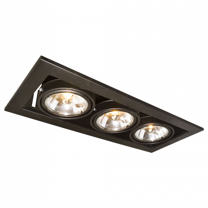 Встраиваемый светильник Arte Lamp Cardani Medio A5930PL-3BK | Arte Lamp ARA5930PL_3BK