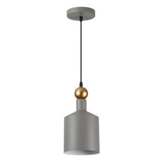 4086/1 PENDANT ODL19 495 серый/золотой Подвес Е27 1*40W 220V BOLLI | Odeon Light OL4086/1