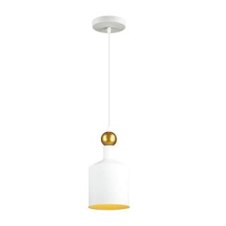 4087/1 PENDANT ODL19 495 белый/золотой Подвес Е27 1*40W 220V BOLLI | Odeon Light OL4087/1