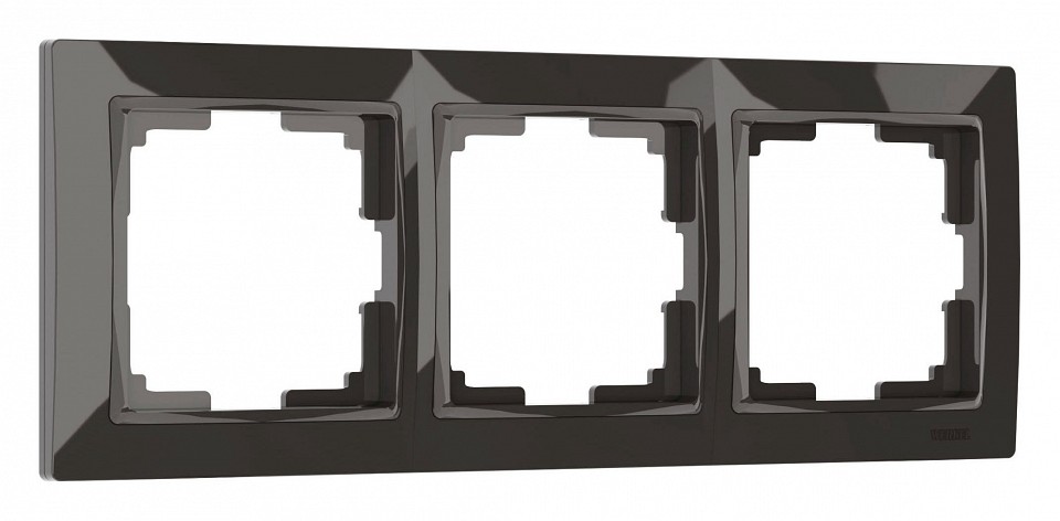 Рамка на 3 поста Werkel Snabb basic серо-коричневый W0032007 | Werkel WRKa051298