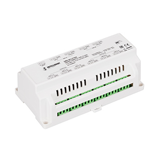 INTELLIGENT ARLIGHT Сплиттер SMART-DMX512-306-72-DIN (12-48V, 2-in, 6-out, RS-485) (IARL, IP20 Металл) | Arlight 038937