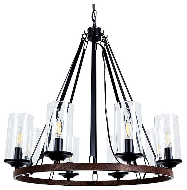 Подвесная люстра Arte Lamp Dalim A7014SP-8BK | Arte Lamp ARA7014SP-8BK