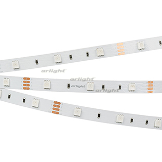 Лента RT 2-5000 12V RGB (5060, 150 LED, LUX) (Arlight, 7.2 Вт/м, IP20) | Arlight 010596(B)